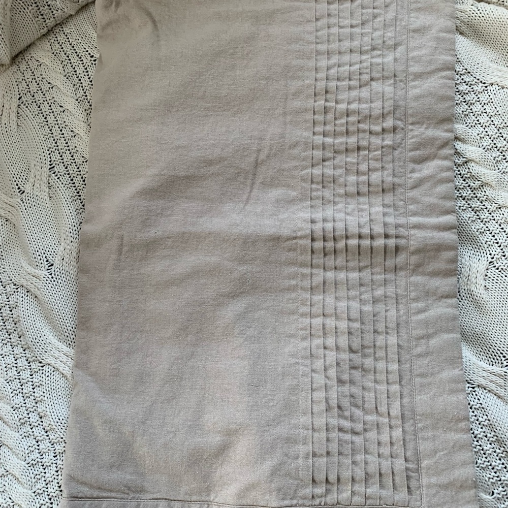 Grace Design tan shams